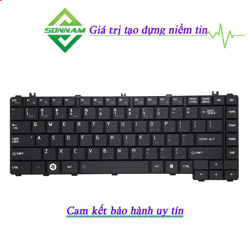 Bàn Phím Toshiba Satellite L640 L640D L645 L645D L740 L740D L745 L745D - Bảo Hành Đổi Mới 9 Tháng