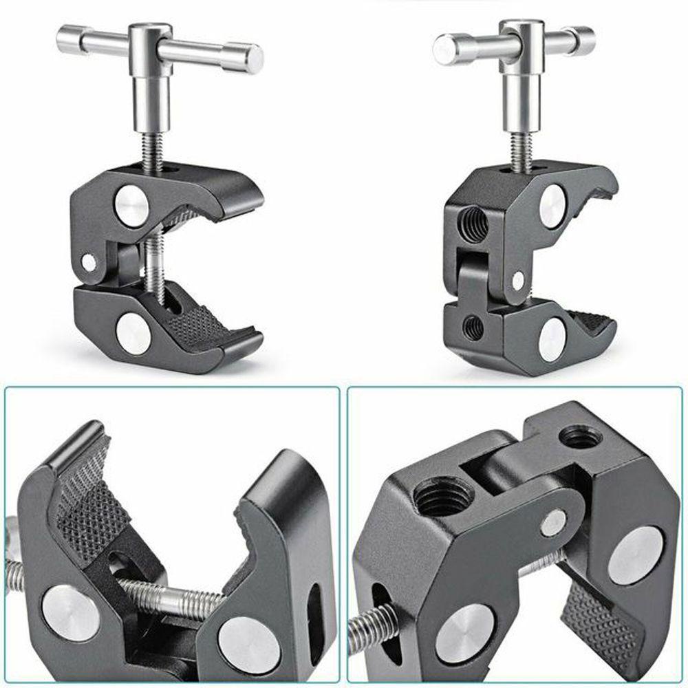 Augustina Magic Arm Chụp Ảnh Cánh Tay Có Đèn LED Và Kẹp Kim Loại Có Thể Điều Chỉnh