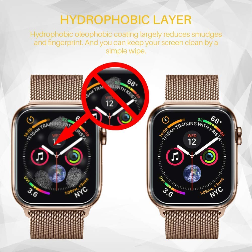 Miếng Dán Bảo Vệ Màn Hình Đồng Hồ Apple Watch 6 Se 5 4 3 42mm 38mm 6 5 4 3 2 1 40mm 44mm Chất Lượng Cao