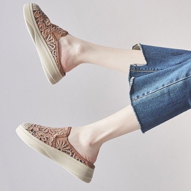 Giày xỏ ngón IELGY phong cách Hàn Quốc dành cho nữ