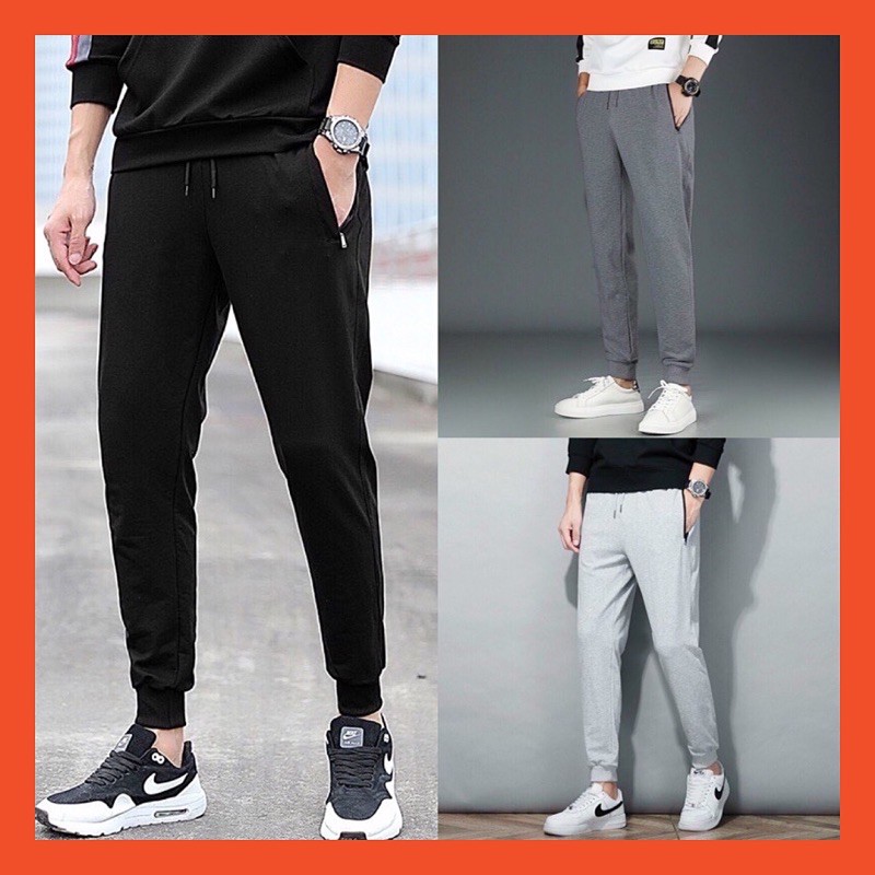 Quần jogger nỉ nam có khoá túi ( chất đẹp)