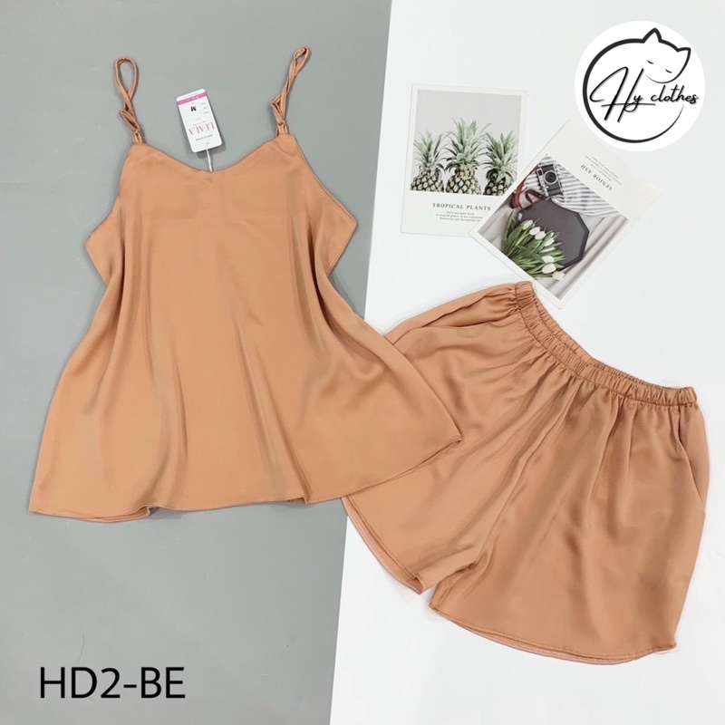 BỘ LỤA 2 DÂY TRƠN chất đẹp dày dặn mềm mịn