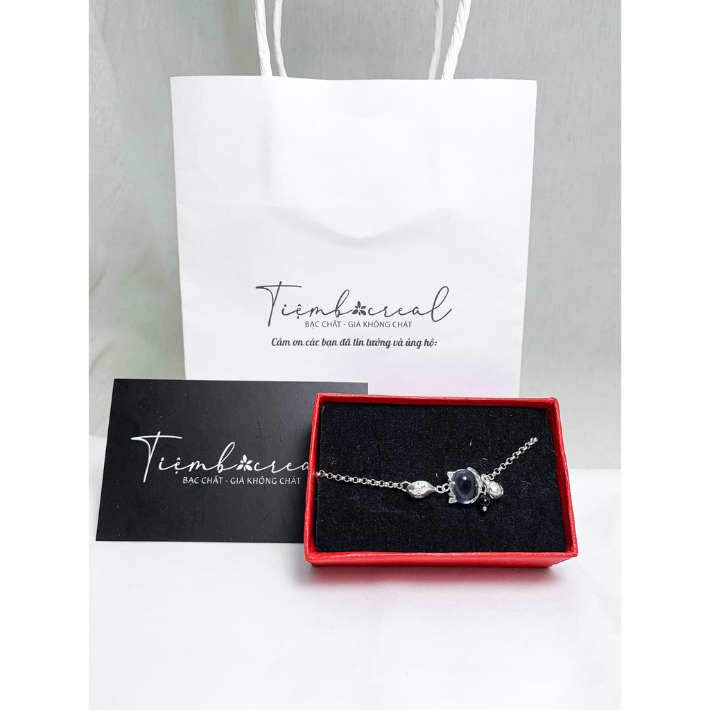 Lắc tay hồ ly đá bạc ta cầu may mắn tình duyên, lắc tay hồ ly đủ màu đá theo mệnh | BigBuy360 - bigbuy360.vn