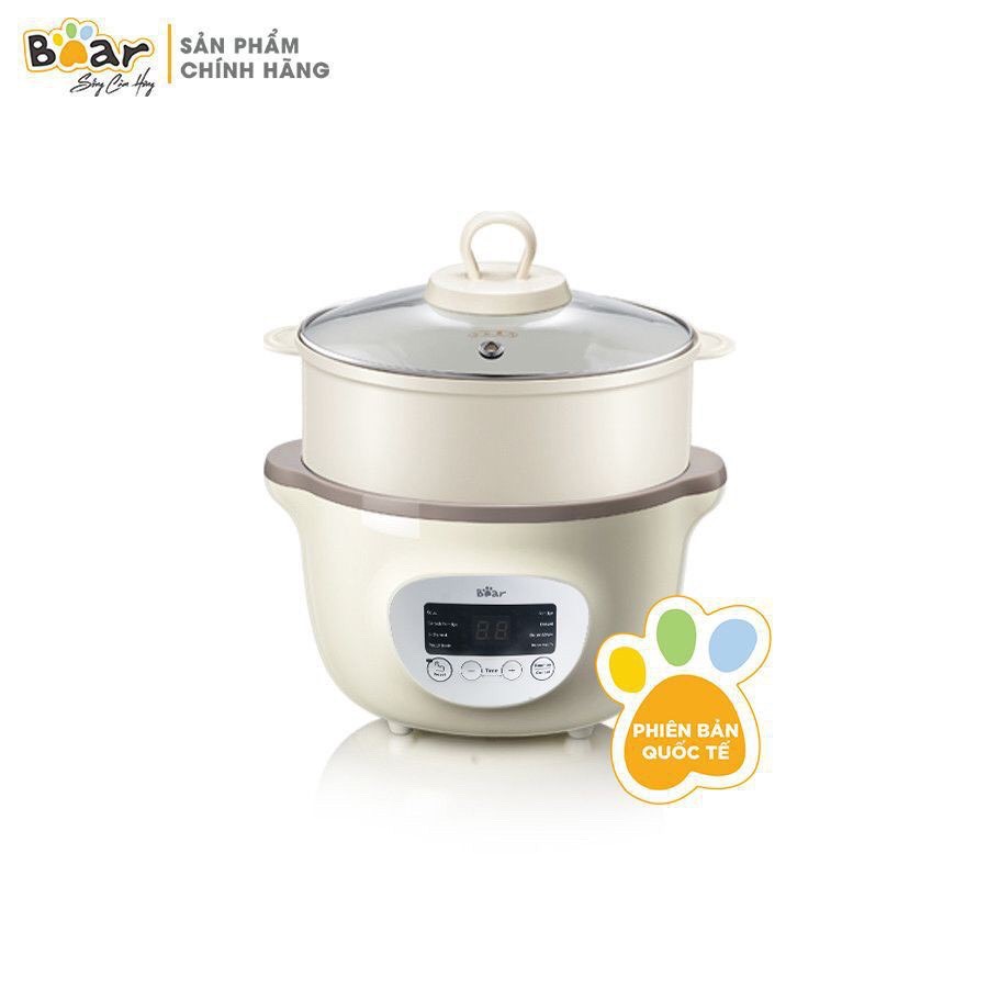 Nồi nấu chậm 1.6L Bear SUBE002 - Hàng Quốc Tế Chính Hãng