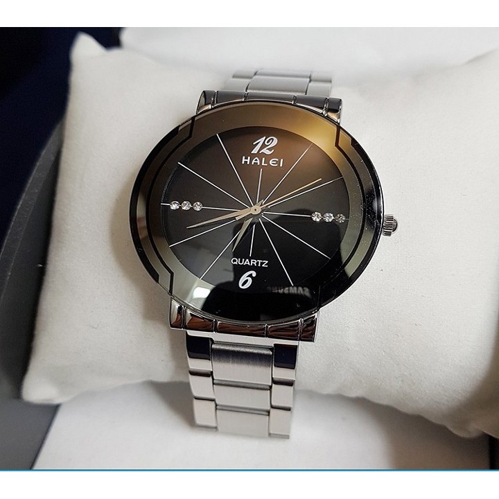 Đồng hồ nữ Halei 457M dây bạc chống nước đẹp lung linh(CÓ SIZE NAM) | BigBuy360 - bigbuy360.vn