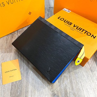 Ví Cầm Tay Nam Xanh Vàng -  Clutch Nam Sang Trọng LV67899