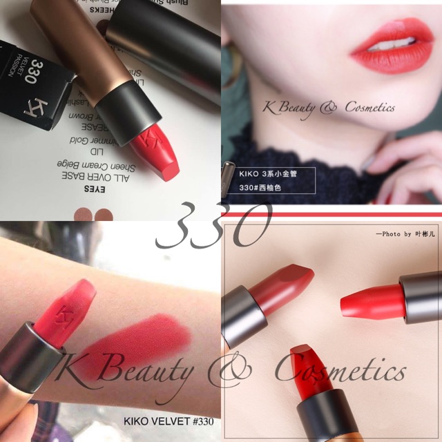 Son Môi Kiko Velvet Passion Matte Lipstick