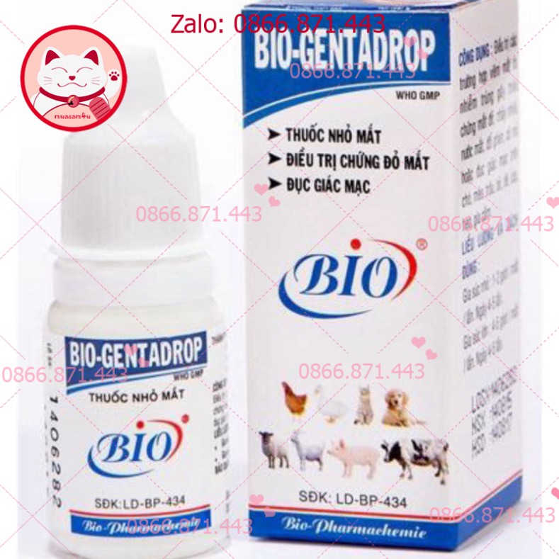 ⚡𝐅𝐑𝐄𝐄𝐒𝐇𝐈𝐏⚡ Nhỏ mắt cho chó mèo Bio