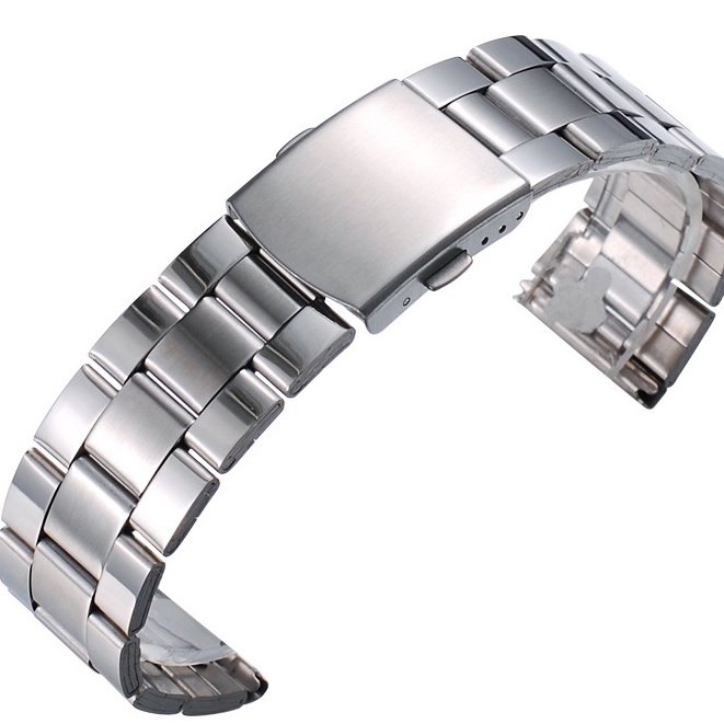 Dây Đeo Đồng Hồ Bằng Thép Không Gỉ 18mm 20mm 22mm Cho Rolex