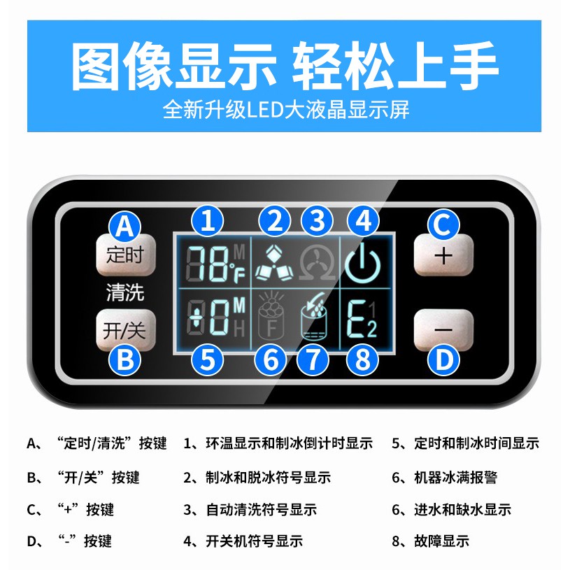 Máy làm đá viên TAKAIPRO / HICON  HZB-60- công suất 68Kg/24 giờ- Thương hiệu Nhật Bản- Bảo hành 1 năm