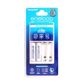 Bộ sạc pin panasonic k-kj51 kèm 2 pin sạc eneloop aa 2000mah - japan