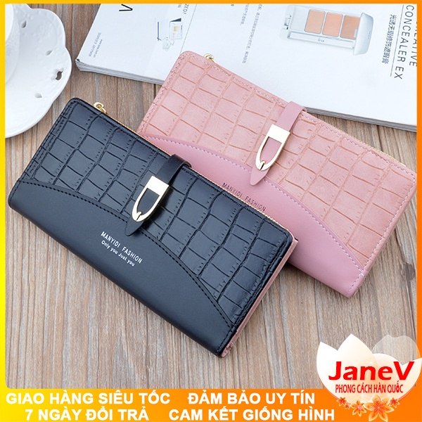 Ví Nữ Dài Cầm Tay Cao Cấp Sang Trọng Phong Cách Hàn Quốc TVNN395