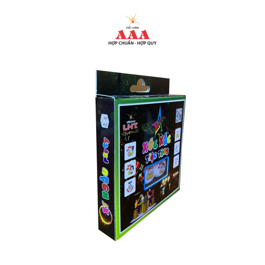 Xúc Xắc Tiệc Tùng -  Xí Ngầu Uống Bia | Chất nhựa melamin kêu leng keng