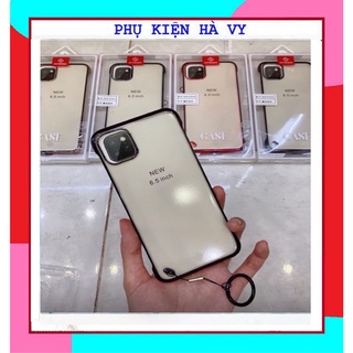 Ốp thương hiệu KST Design viền màu, lưng nhám, chống vân tay, chống sốc cho iphone, giá rẻ nhất quả đất