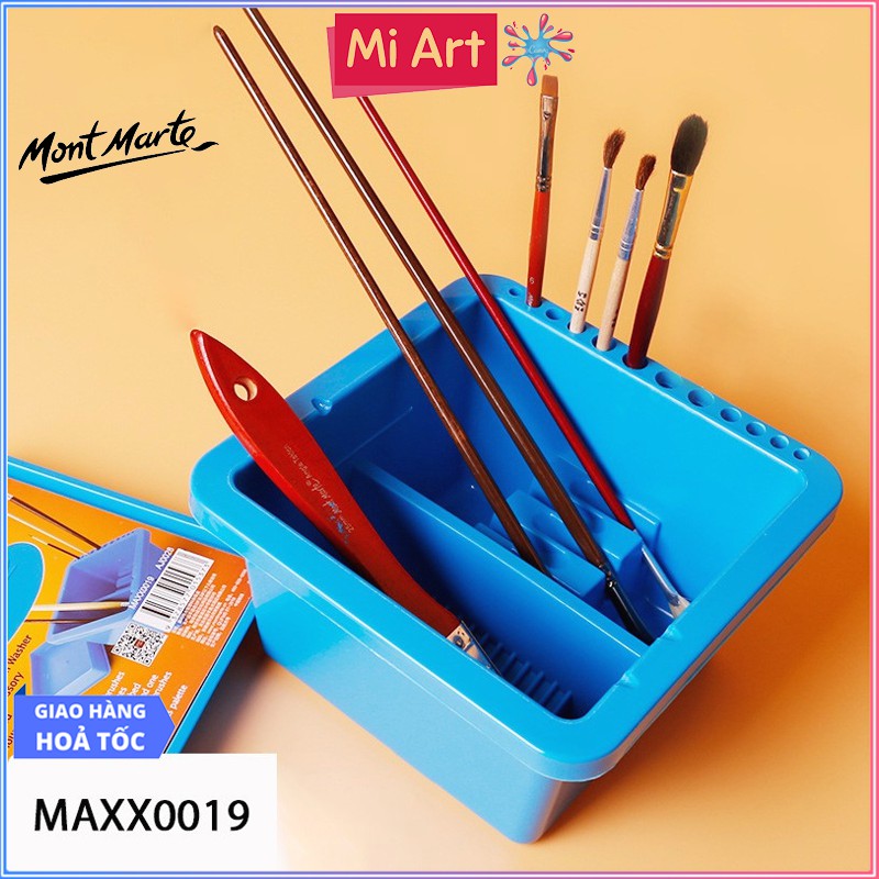 [Hỏa Tốc HCM] Xô Rửa Cọ Mont Marte Đa Năng - MAXX0019