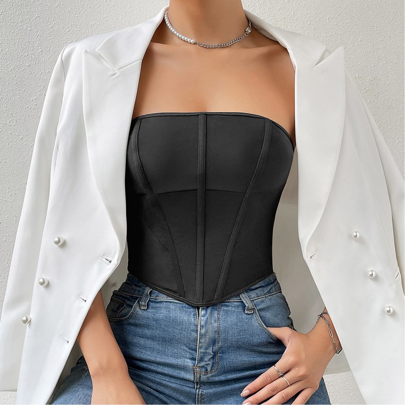 Áo Croptop Không Tay Nâng Ngực Thời Trang Mùa Hè Cho Nữ