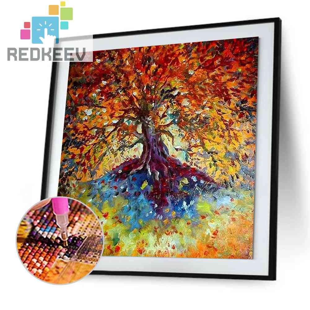 Tranh Đính Đá Kim Cương Toàn Bộ 5D DIY Hình Vẽ Phong Cảnh