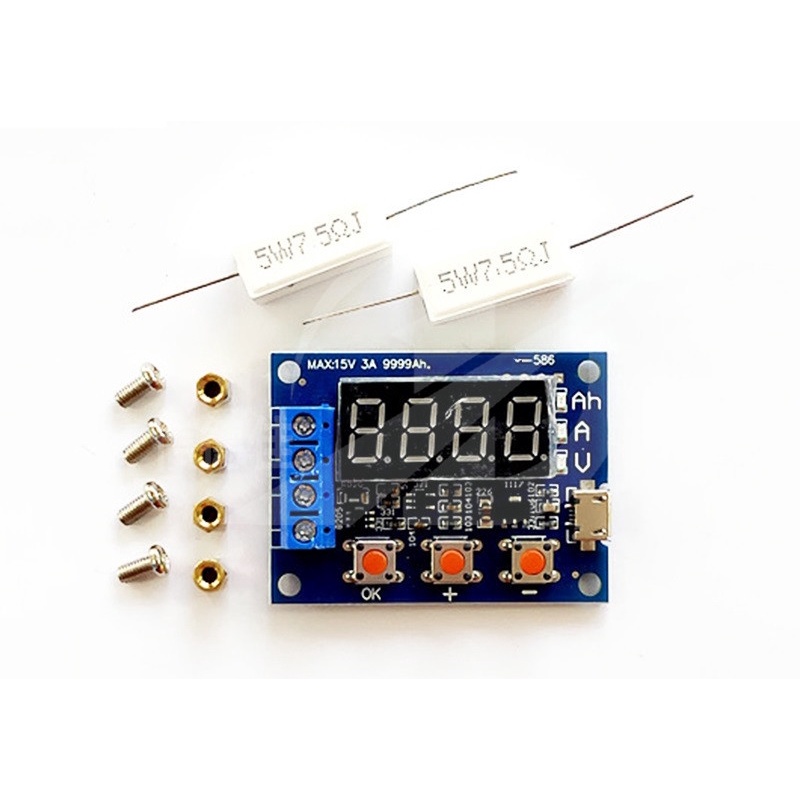 Máy kiểm tra dung lượng pin ZB2L3 LED màn hình kỹ thuật số 18650 kiểm tra dung lượng Li-ion Lithium Chì Axit