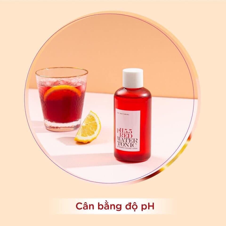 Nước Hoa Hồng Cấp Ẩm Red Peel So Natural- pH 5.5 Red Water Toner pH Balance Control Toner