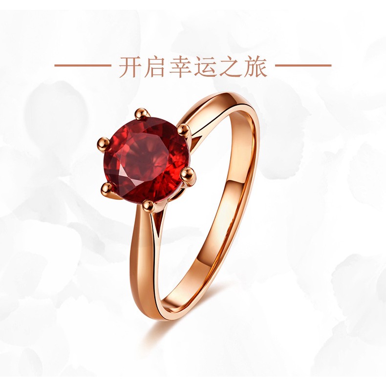 Nhẫn Mạ Vàng Hồng Đính Đá Thời Trang Cho Nữ