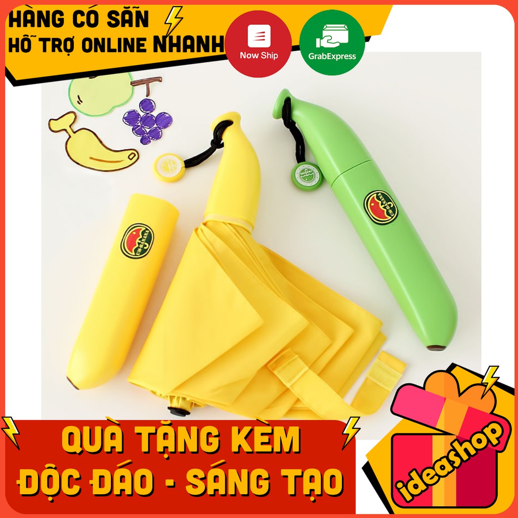 DÙ CHE NẮNG MƯA HÌNH TRÁI CHUỐI (FOLDABLE BANANA UMBRELLA)