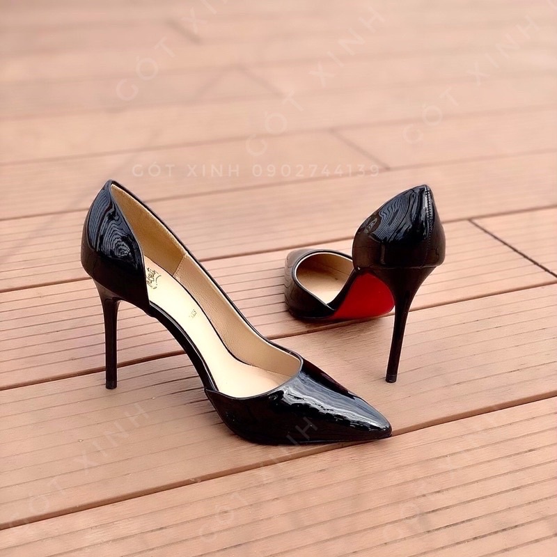 Giày cao gót mũi nhọn khoét eo sexy