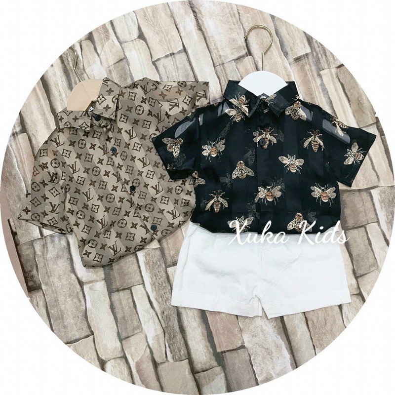 Áo sơ mi Ong cao cấp 8-28kg