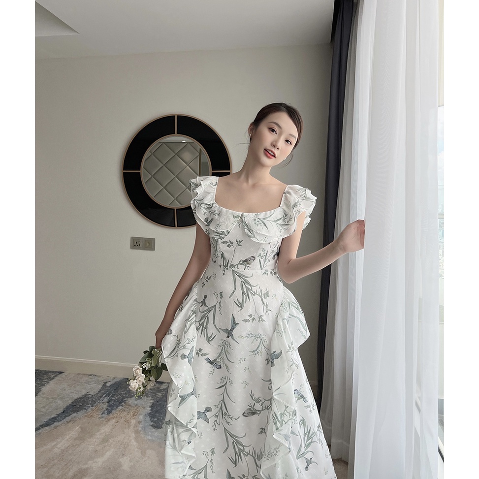 [BBSTORE'S] Đầm Maxi Đi Biển Hoa Bèo Cực Xinh  -D988