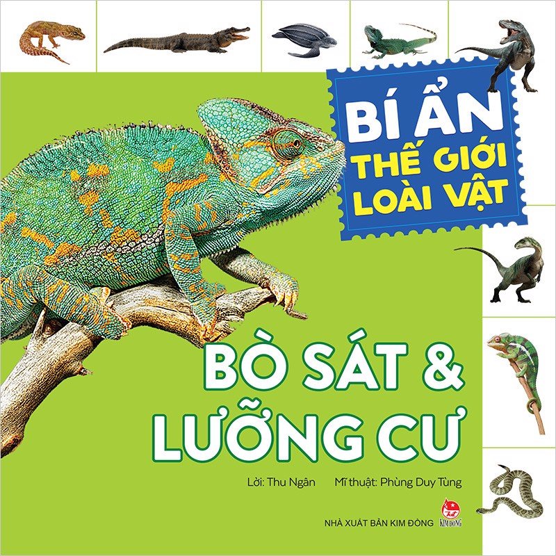 Sách Bí ẩn thế giới loài vật Bò sát & Lưỡng cư kđ