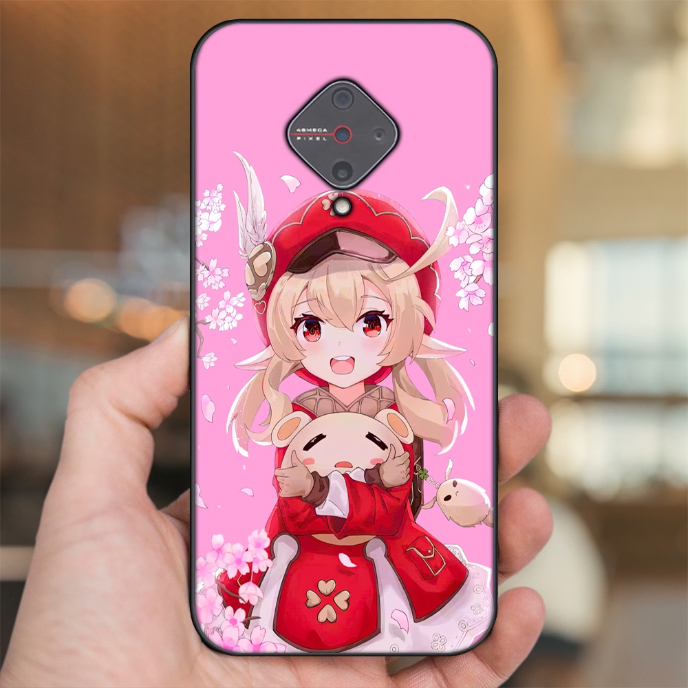 Ốp lưng Vivo S1 Pro viền đen in hình Klee Genshin Impact
