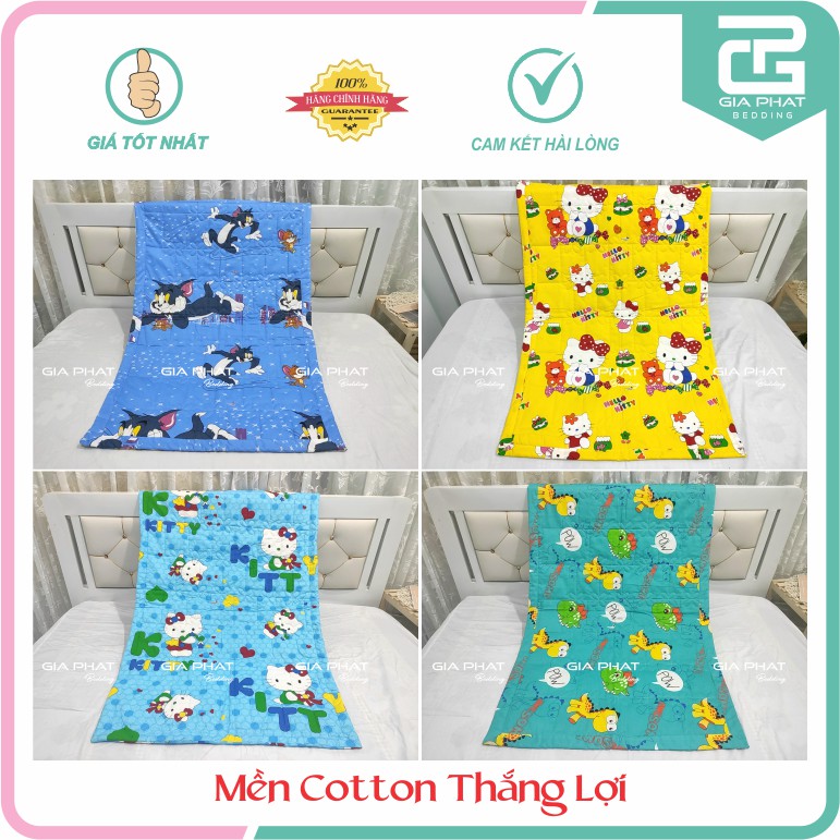 Mền (chăn) 100 % COTTON Thắng Lợi cho bé KT 0,8m×1,2m ( inbox chọn mẫu)