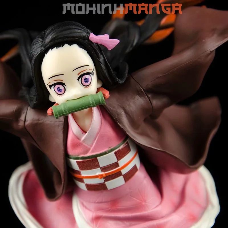 Mô hình Nezuko Kamado đang chạy (nhân vật Nezuko là em gái Tanjiro) figure Kimetsu no Yaiba Thanh Gươm Diệt Quỷ Cứu Nhân