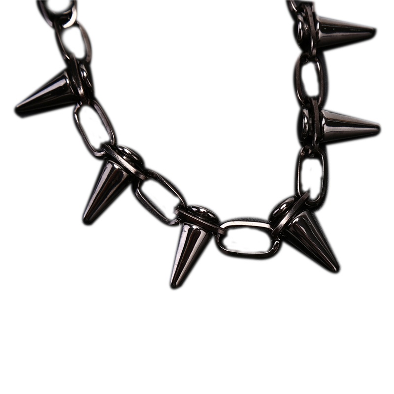 Vòng cổ choker đinh tán phong cách punk cá tính độc đáo