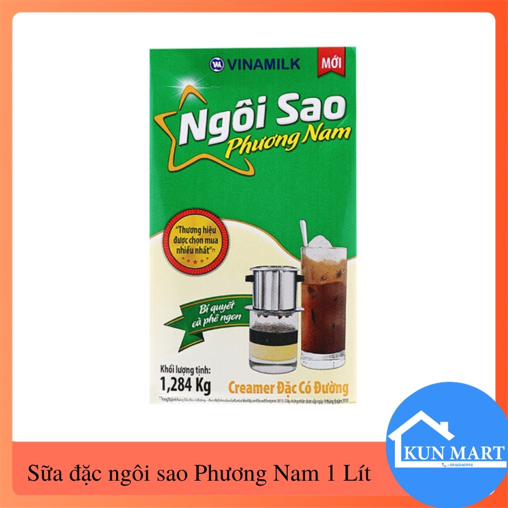 Sữa Đặc FREESHIP Sữa Đặc Ngôi Sao Phương Nam VINAMILK Thơm Ngon 1284g