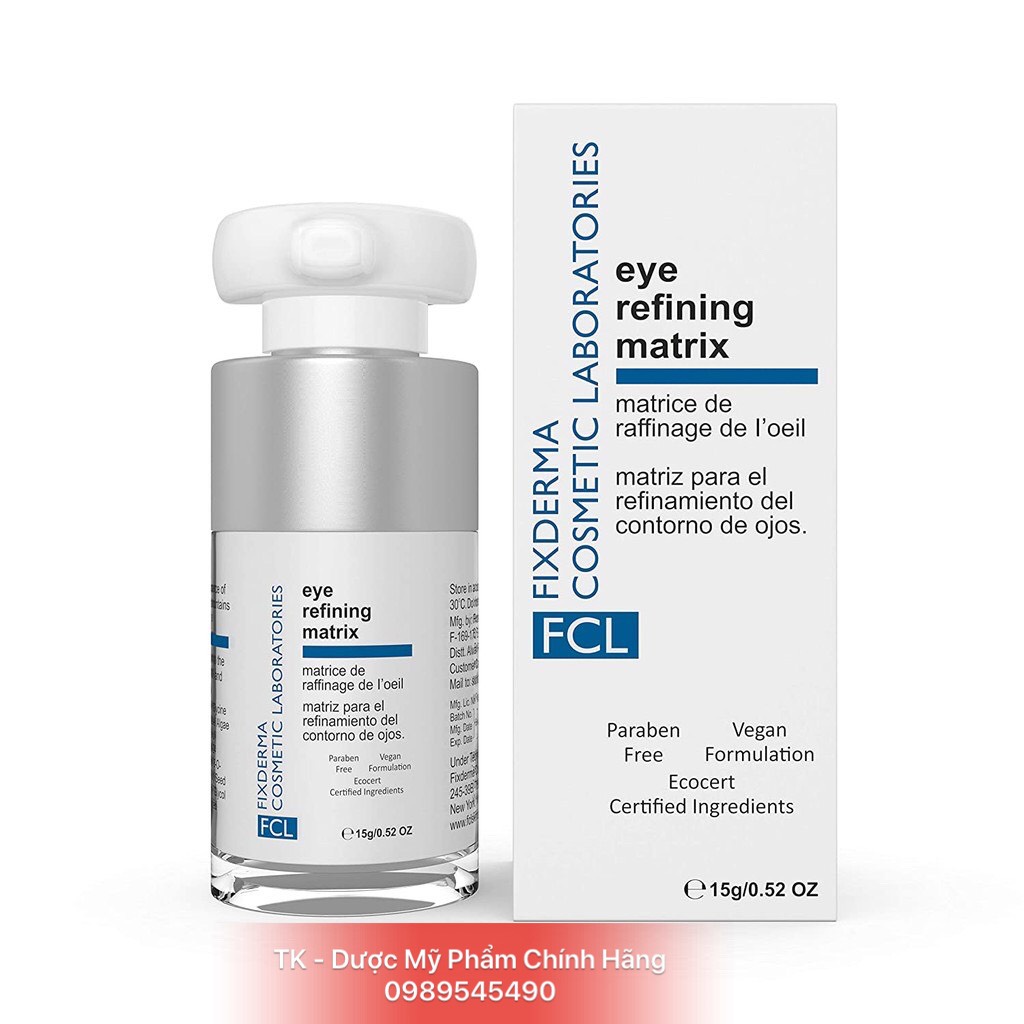 Gel FCL Eye Refining Matrix Dưỡng Da, Giảm Quầng Thâm, Nếp Nhăn Vùng Mắt - 15g