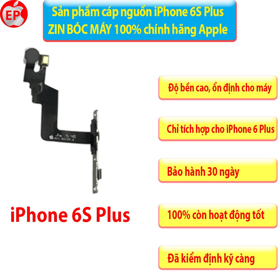 Cáp Nguồn iPhone 6, 6S, 6 Plus, 6S Plus ZIN BÓC MÁY chính hãng Apple