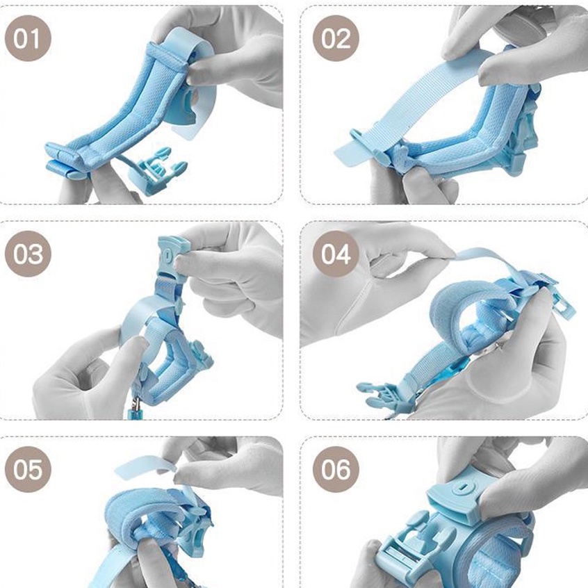 Dây đai chống đi lạc cho bé Lõi thép, phản quảng, chống xoắn, có khóa an toàn