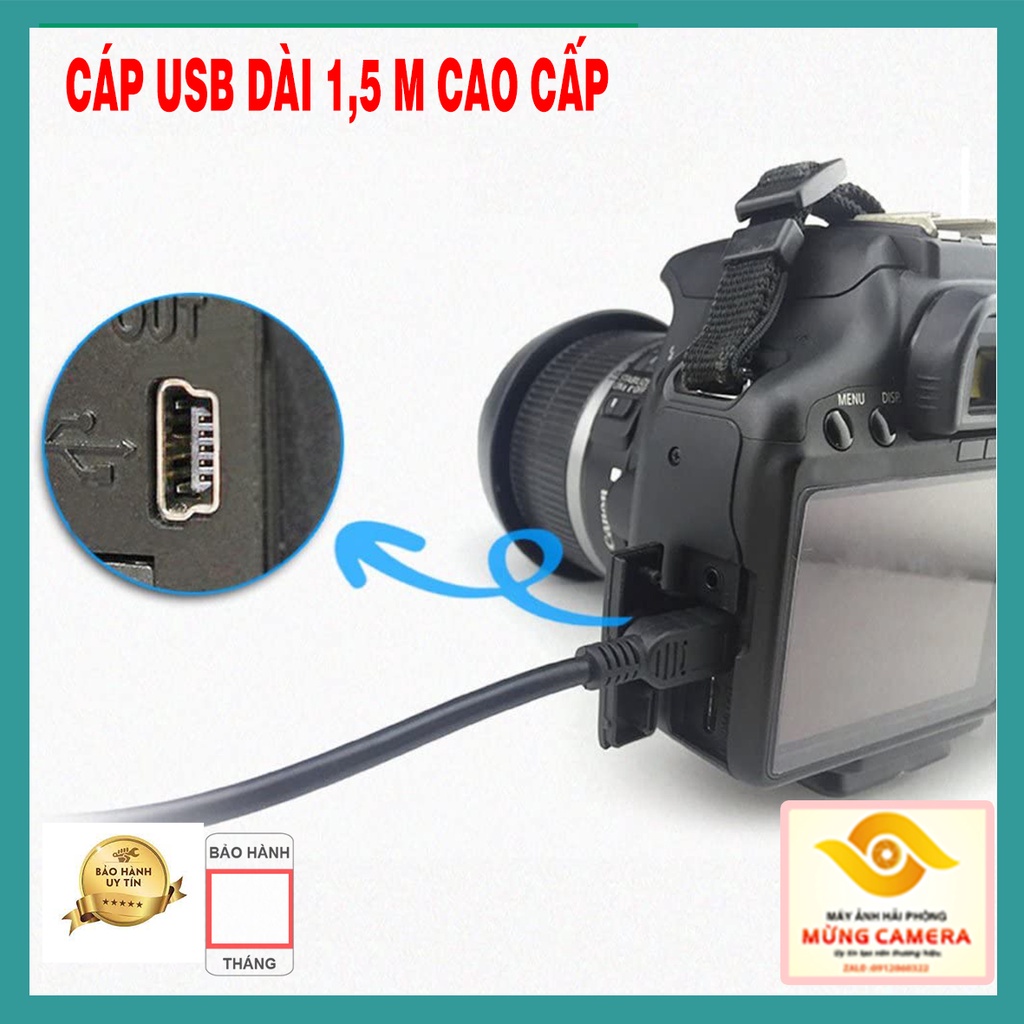 Dây Cap USB Kết Nối Máy Ảnh Canon ,Nikon