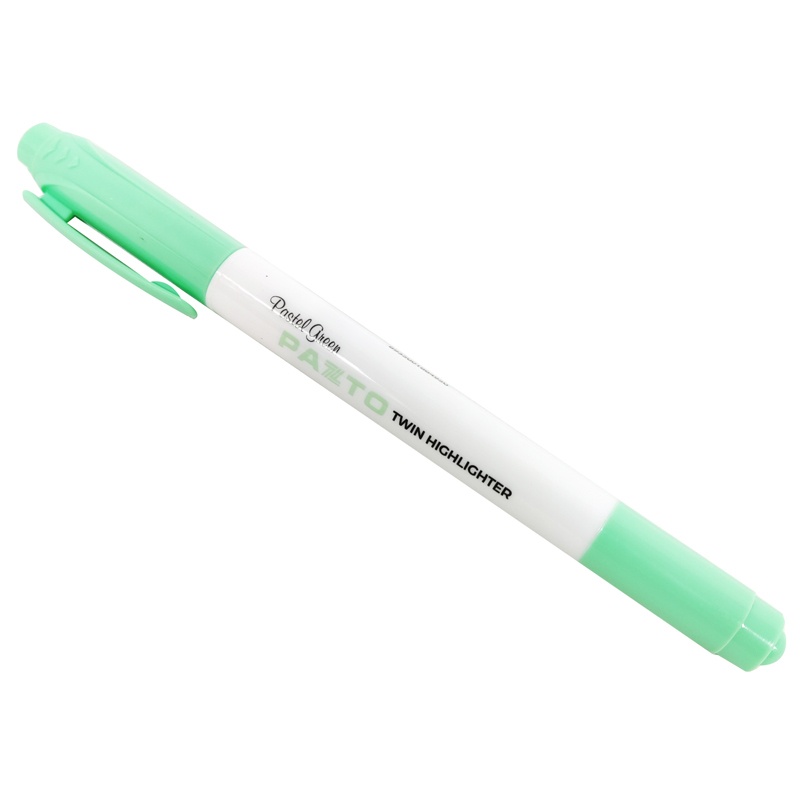 Combo 5 cây (1 hộp) - Bút dạ quang 2 đầu màu Pastel TL Pazto HL-016 - Rửa được - Không để lại vết khi photocopy