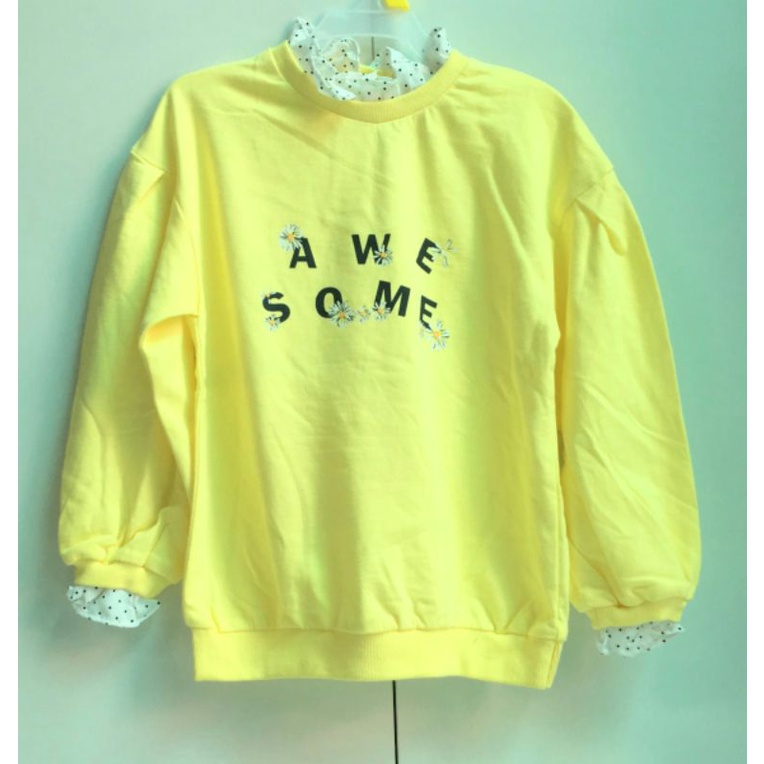 (Size 120 lỗi dơ nhạt) Áo cotton da cá xuất Hàn dư, Owleybarn