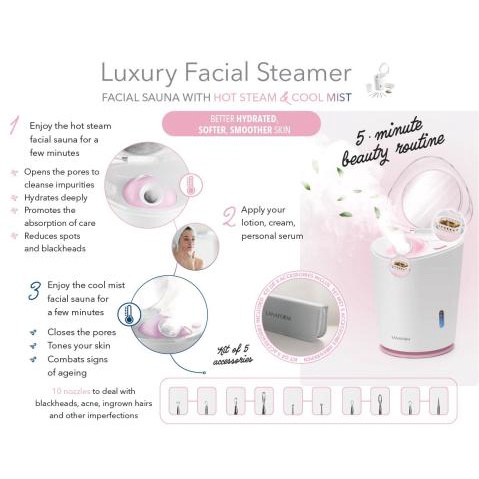 MÁY XÔNG MẶT NÓNG LẠNH LUXURY FACIAL STEAMER