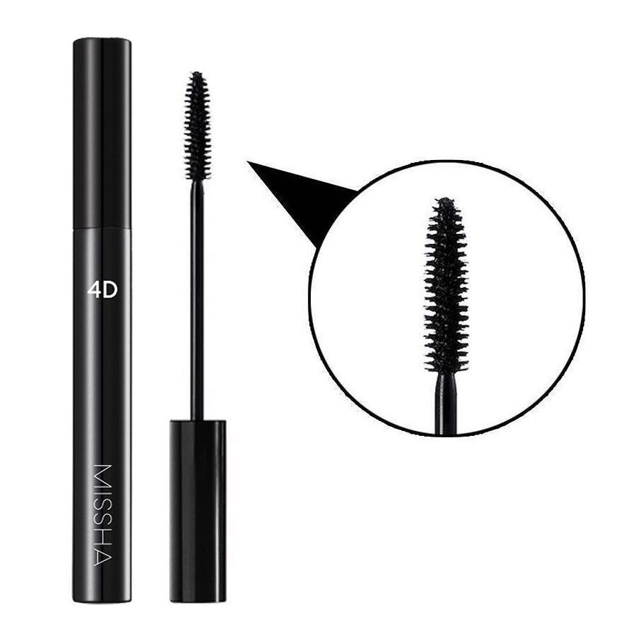 Chuốt mi cong và dài mi Missha 4D Mascara chống thấm nươc - HONGS KOREA