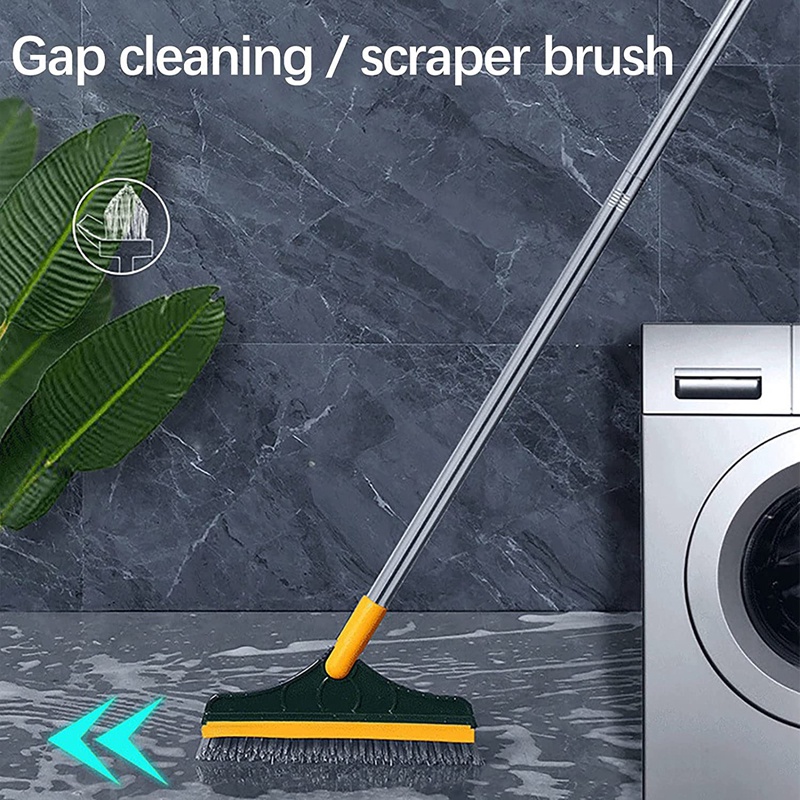 Bàn Chải Chà Sàn Nhà Tắm Nhà Bếp Tay Cầm Dài Có Thể Điều Chỉnh