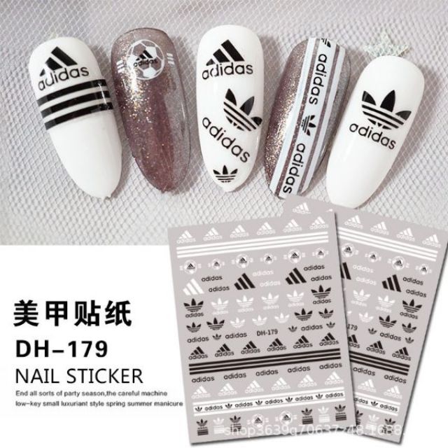 Hình dán sticker Nail trang trí móng xinh