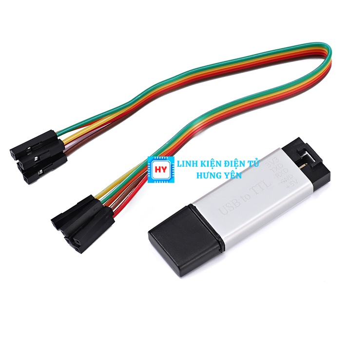 Module Chuyển Đổi CP2102 USB Sang TTL UART Vỏ Nhôm