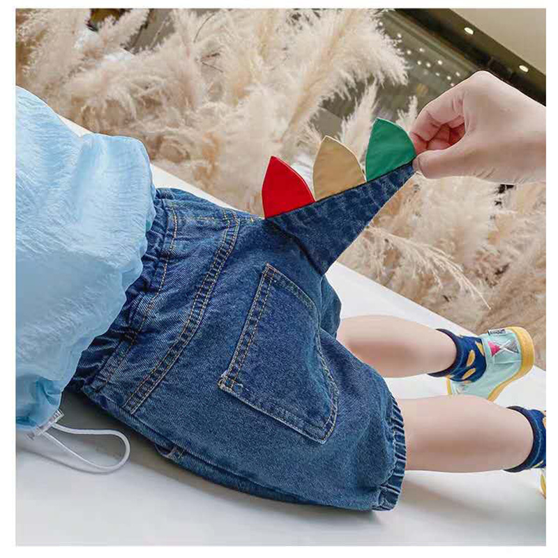 Quần Short Jeans Thời Trang Cho Bé Trai 1-8 Tuổi