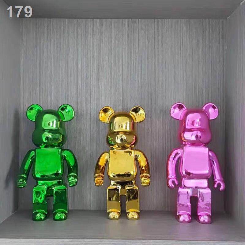 [bán chạy]Hợp thời trang làm bằng tay Bạo lực Gấu Bearbrick 400% Búp bê Hộp mù đồ chơi Cửa hàng trí nhựa phòng khách