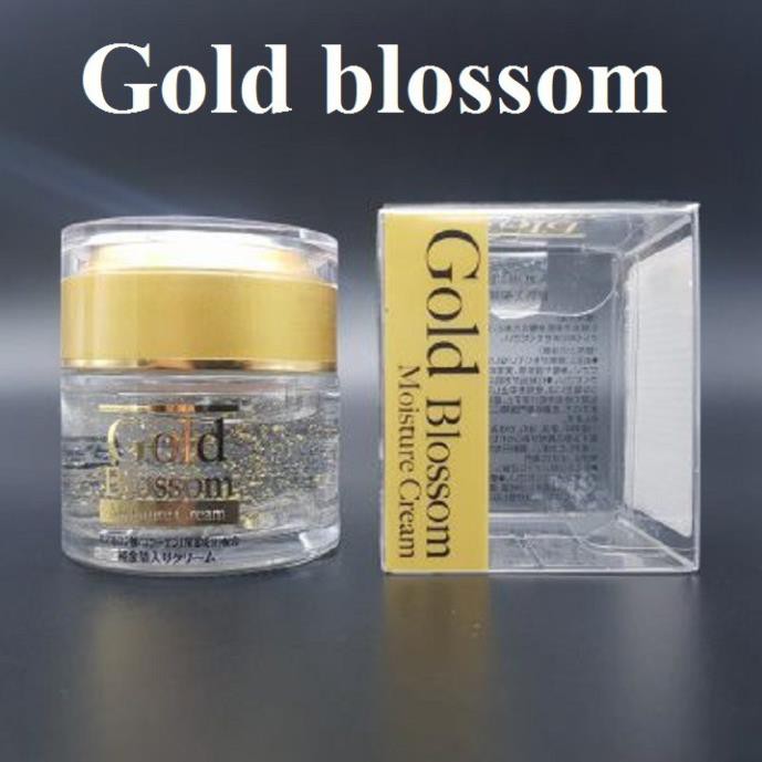 Kem dưỡng da tinh chất vàng GOLD BLOSSOM Moisture Cream Nhật bản nội địa mã vạch 4580495660348