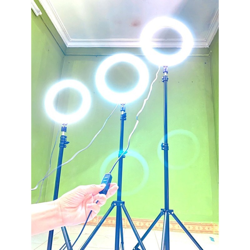 Đèn Led Livestream Full Phụ Kiện, Gồm Chân Đèn Và Kẹp Điện Thoại. sử dụng Livestream, Phun Xăm, Make Up, nghệ thuật