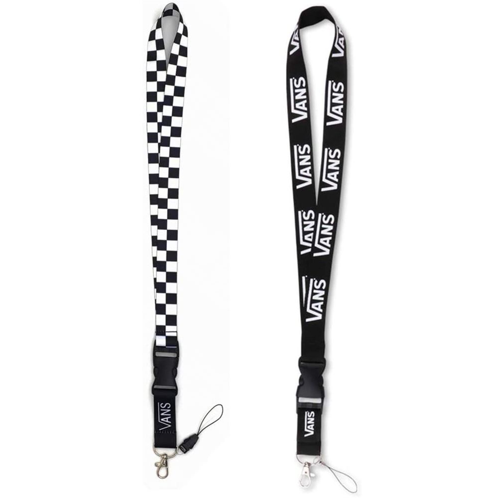 Dây Đeo Thẻ Tên / Điện Thoại / Thẻ Tên / Chìa Khóa Chống Thất Lạc Siêu Bền In Logo Vans